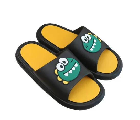wholesale spring bedroom home outdoor one word drag flat heel  Fashion non-slip PVC thick sole summer slippers men and women