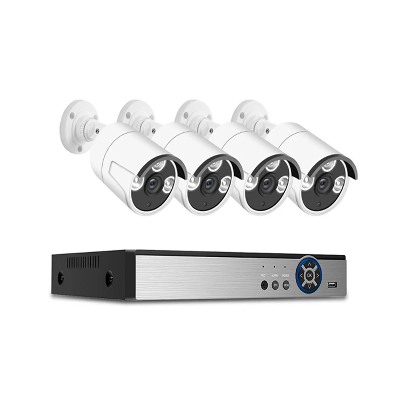 4ch 1080P AHD Indoor Dvr kit Ahd OutdoorI Ir  Night Vision Home Security Camera System Cctv Camera