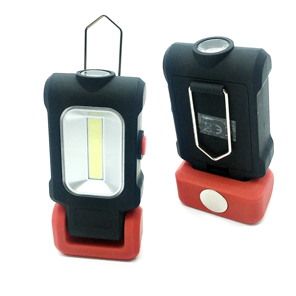 adjustable COB Magnet Light work lamp LED Worklight  inspection lamp With Torch With Folding Hook for Car Repairing Blackout