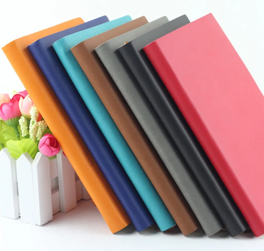 2021 cheap custom promotion pu leather notebook A5 Printed Logo Customized PU Leather DiarySchool Promotional Customized