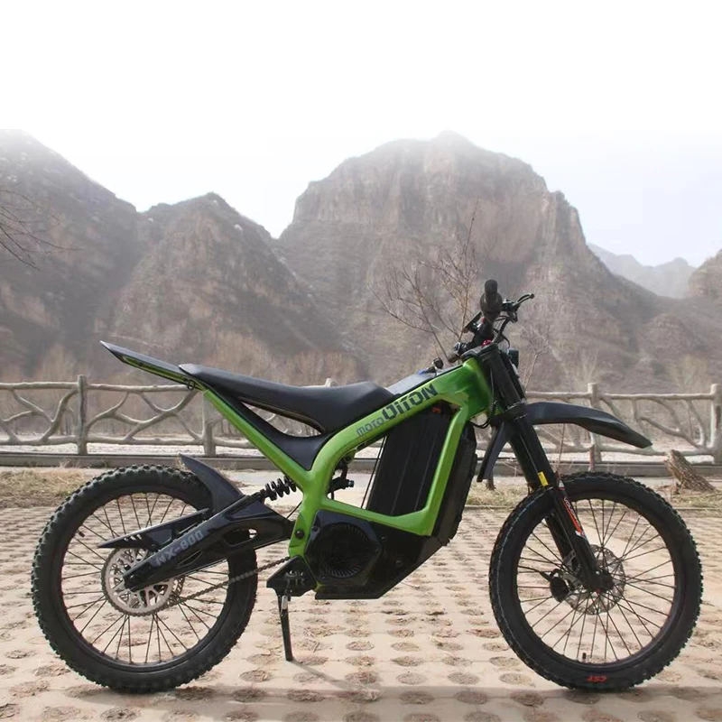 DITON 2024 Electric motorcycle 72V30Ah 6000Watt mid motor high speed mountain Ebike Off-road motorcycle Bicycle Dirt Bike
