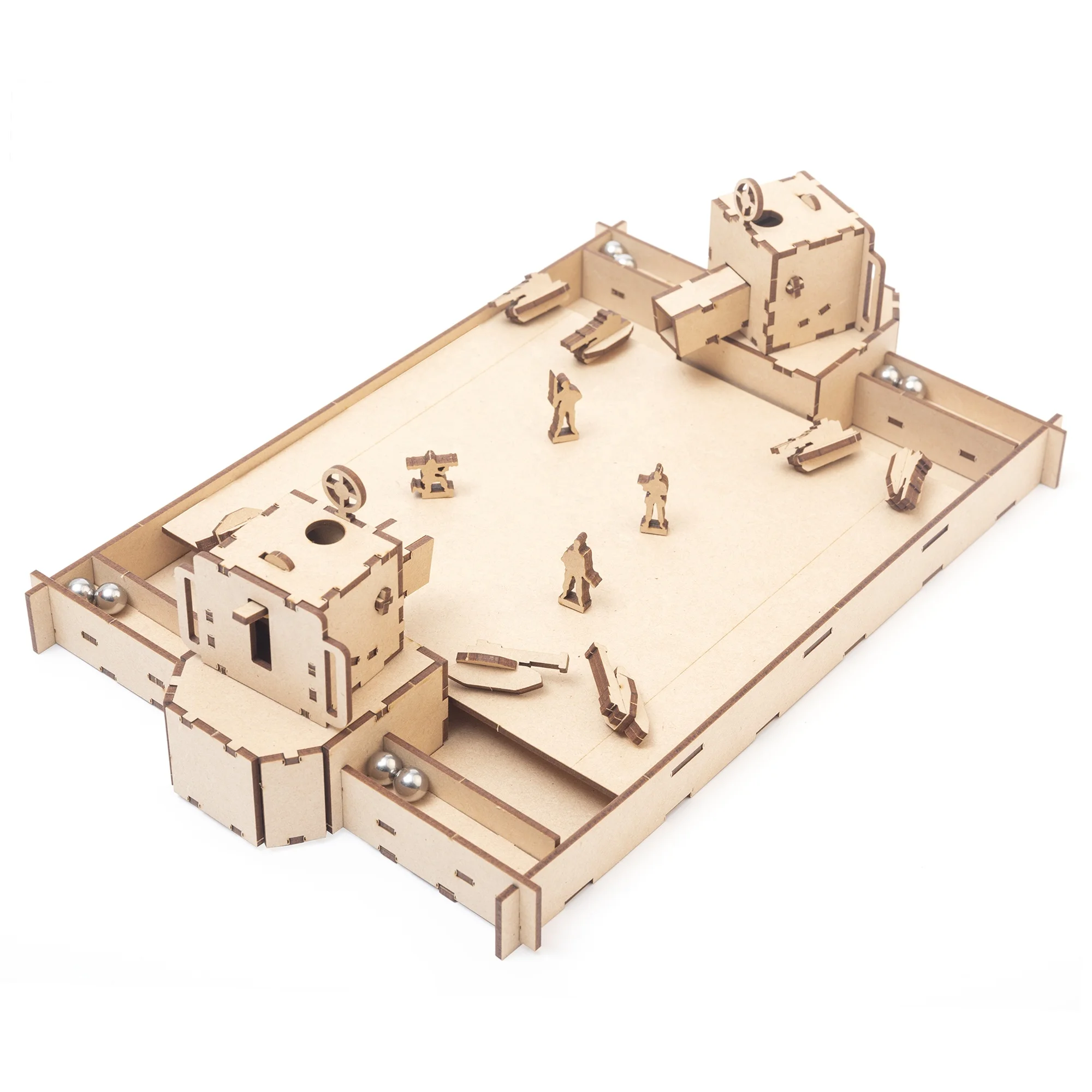 Factory Original Design Tank Battle Board Games Family Game Wooden Toy for Children