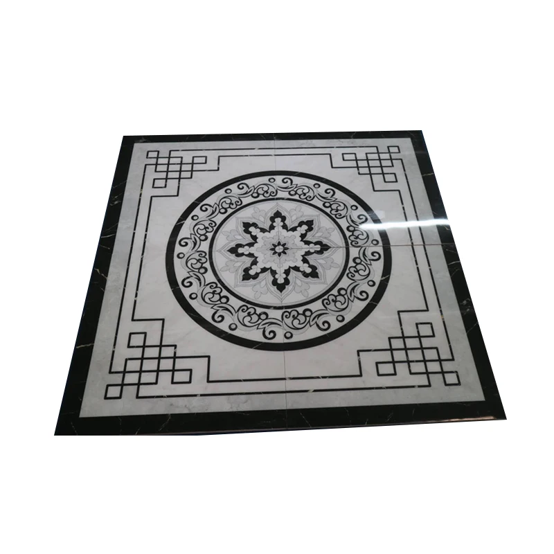 
Guangzhou ceramic tile company marble floor tiles Golden polisshed flower carpet tiles 