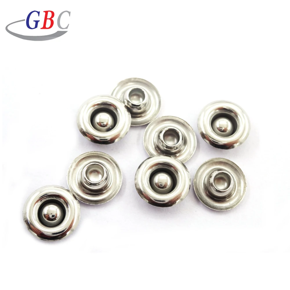Factory hot sale supply  High quality popular Reverse Stainless steel rivet for Leather Clothes Bags Shoes Garment Accessories