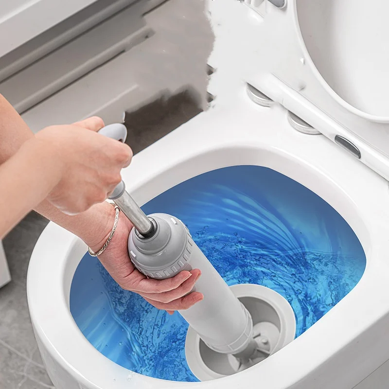 Toilet Plunger Powerful Manual Pneumatic Dredge Equipment High Pressure Air Drain Blaster Cleaner High Efficient