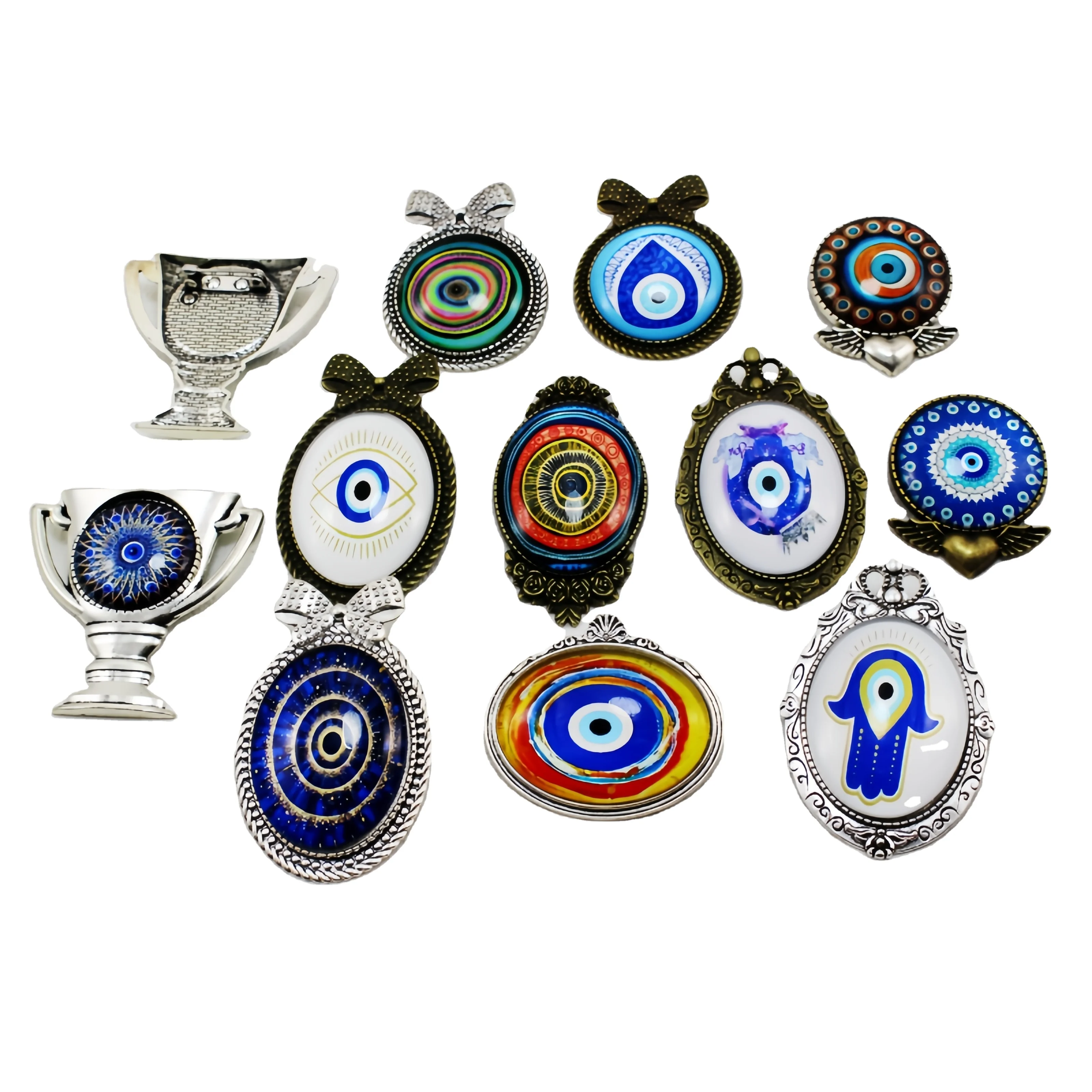 Graduate Gift Student Brooch Custom Crystal Lapel Pin Badge Soft Enamel School Graduation Pin Trophies Customized Logo Plaques