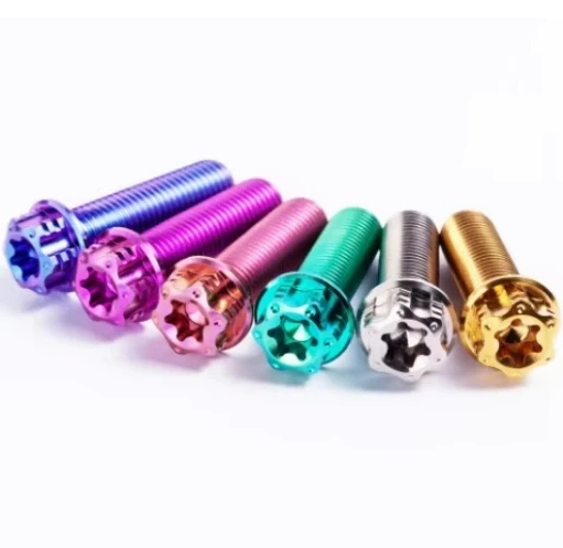 M6 M8 M10 Custom Titanium Alloy Torx Flange Motorcycle Bolt Gr5 for Motorcycle