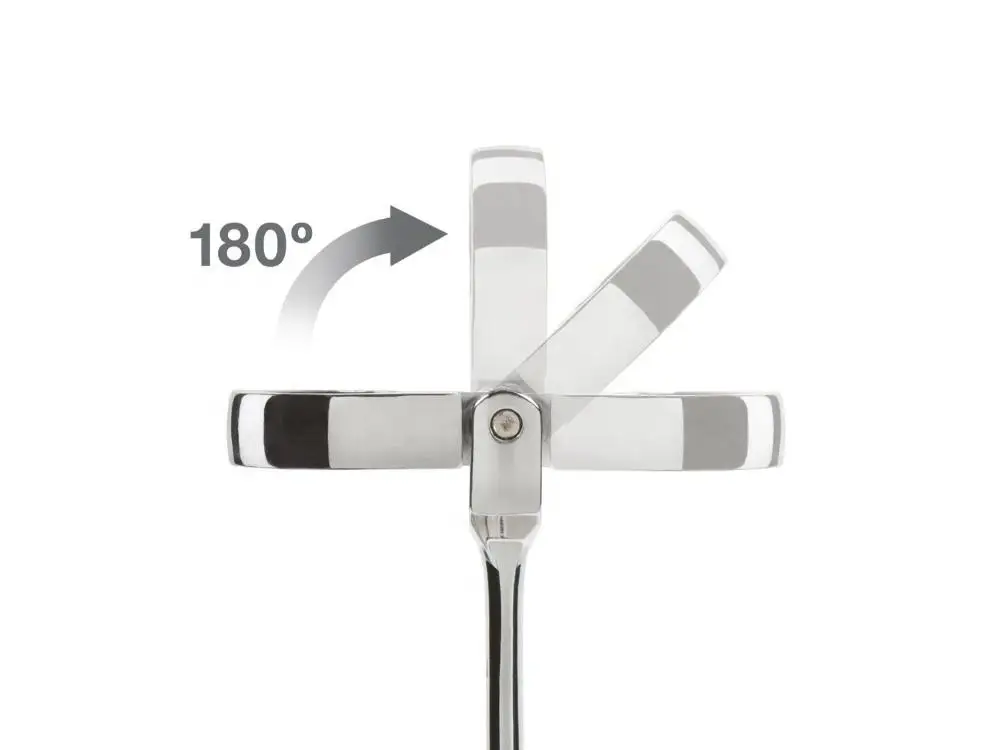 Professional Flexible Combination Ratchet Wrench Chrome Vanadium Steel  ratchet wrench spanner