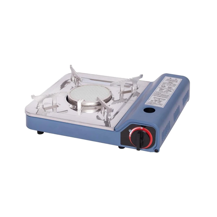 Корейский антипригарный гриль для барбекю Stovetop сковорода с газовой горелкой приготовления пищи портативная Кассетная печь чехол переноски кемпинга на открытом воздухе