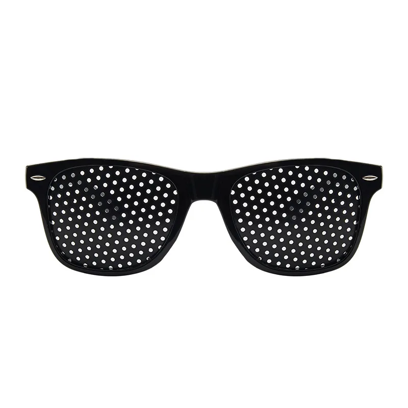 Pinhole glasses mem women custom logo gifts vision correction small holes wholesale party sunglasses unisex Pinhole  glasses