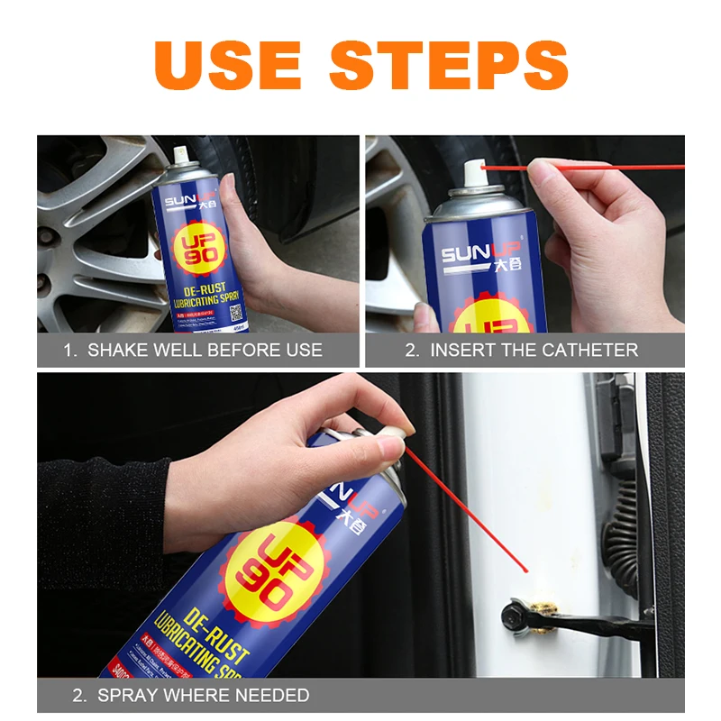 Multipurpose Chain Biike Anti Rust Removing Preventive Oil Penetrating Oil Derust Lubricating Spray