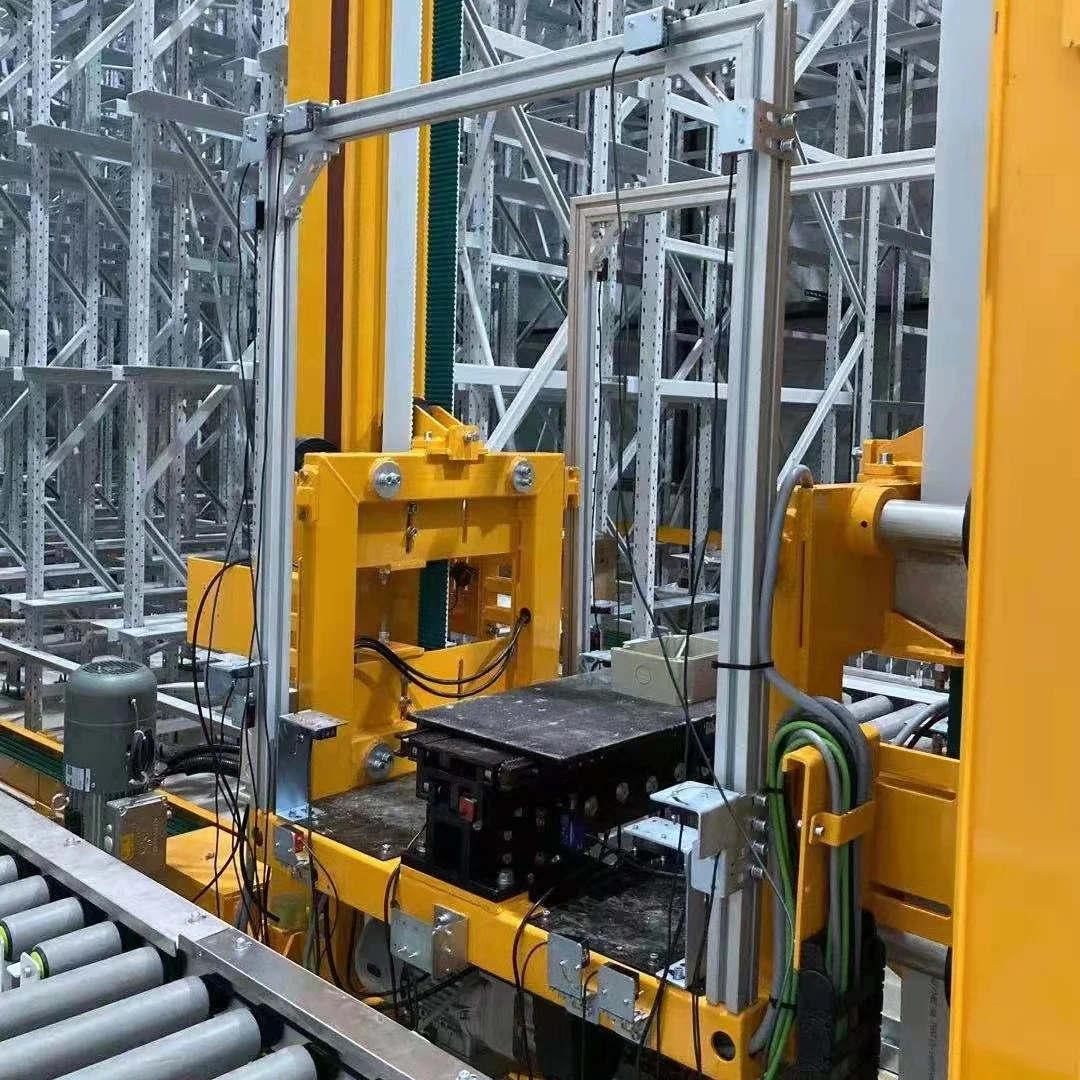 Heavy Duty AS/RS Single Cycles with double deep Stacker Cranes for Pallets