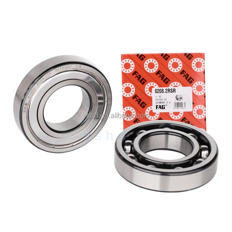  High precision FAG bearing 6200 6201 6202 6203 6204 6205 ZZ 2rsh deep groove ball