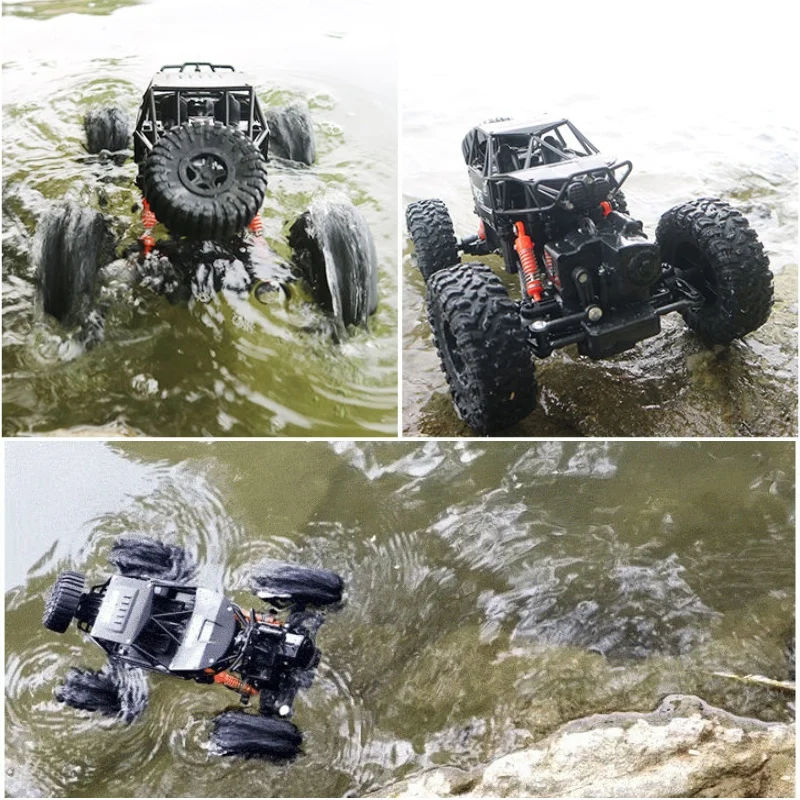 Zigotech амфибия металла 1/14 весы рок Monster Truck гусеничный Rc автомобиль