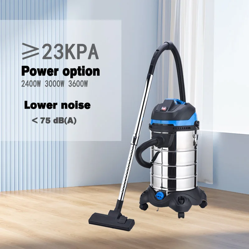 High Power 3000W Sippon vindustrial vacuum cleaner manufacturer for dry wet cleaning dust bag