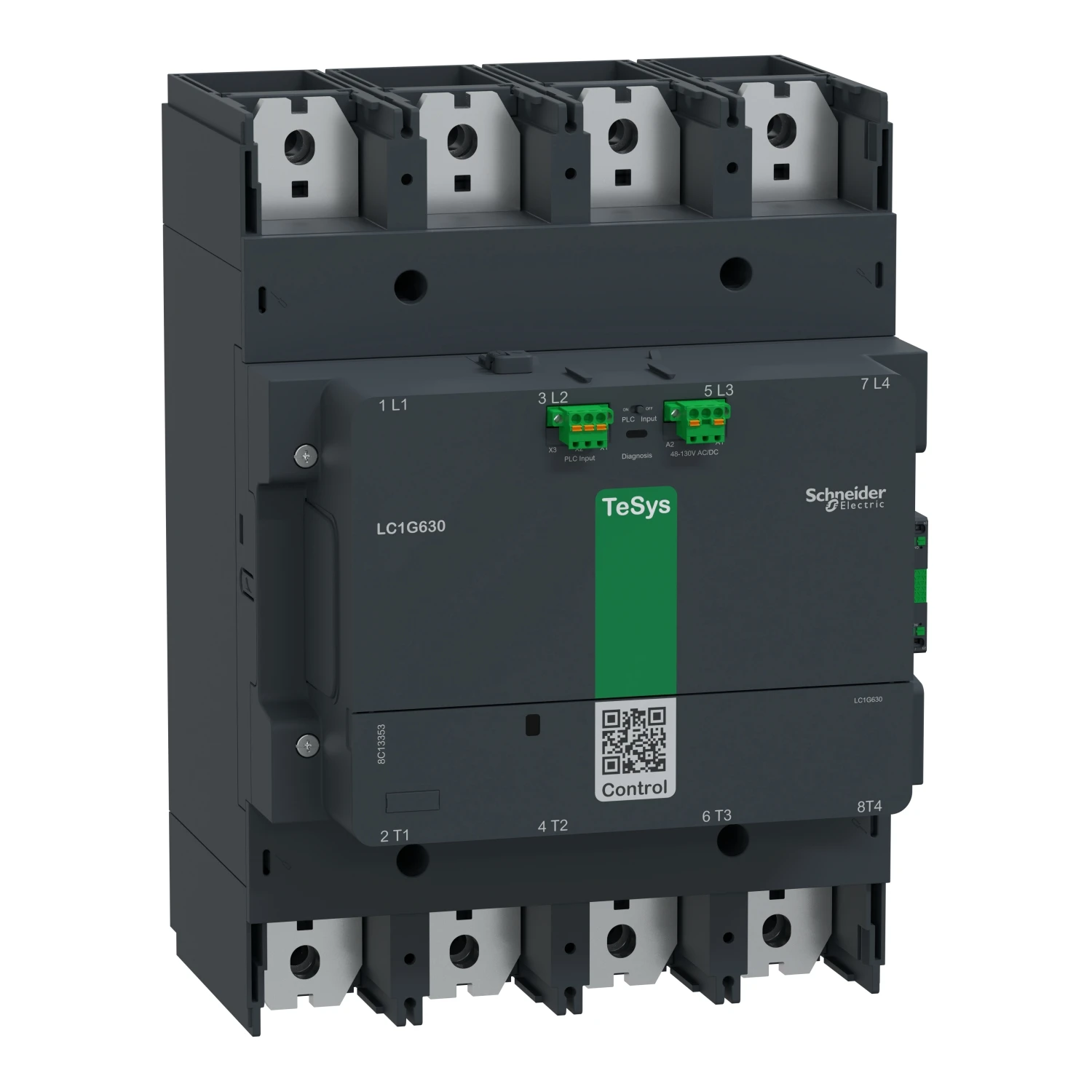 S-chneider High Power TeSys Giga AC/DC Contactor 4P 630A Advanced  Version LC1G6304 Wide Band Coil  LC1G6304LSEA