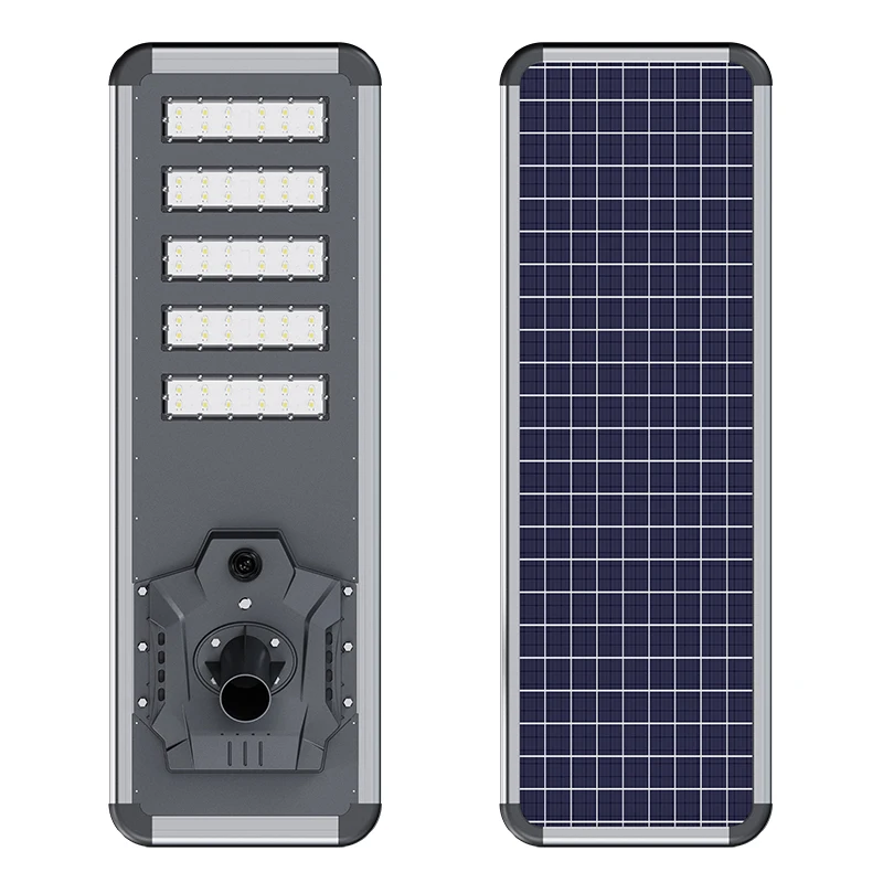 Outdoor Ip65 Waterproof Abs 150W 200W 250W 300W Integrated All In One Solar Led Street Lighting