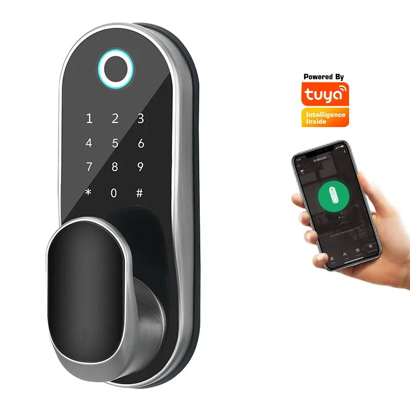 KENRONE Smart Security Biometric Fingerprint Door Lock Tuya/TTlock Blue tooth Deadbolt