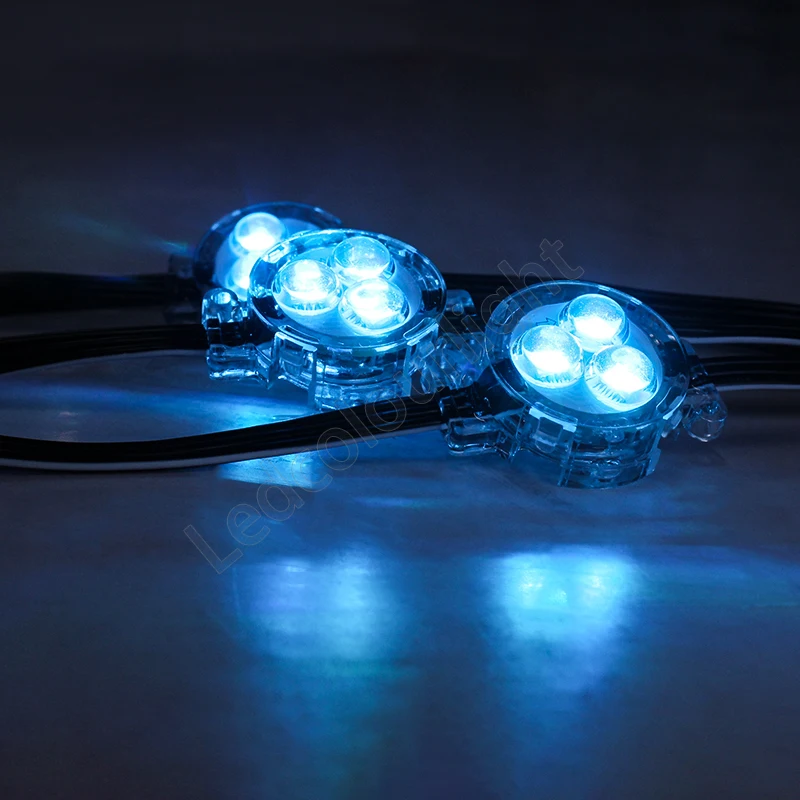 30mm Ucs2904 outdoor waterproof  led pixel dmx stage lighting Led strip point light led point string light