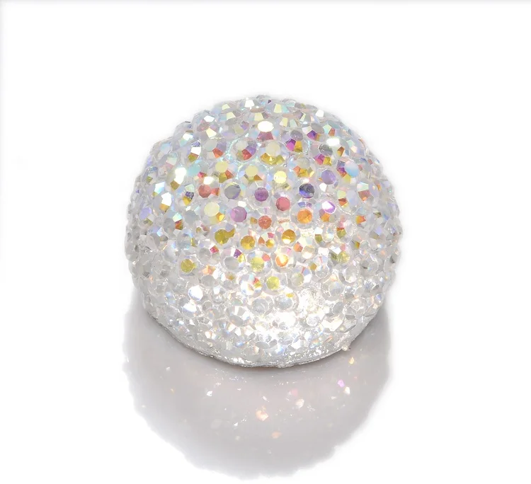 
Popular Item Resin Beads Flat Bottom Sugar Ball Garment Accessories Various Design White AB Beads 