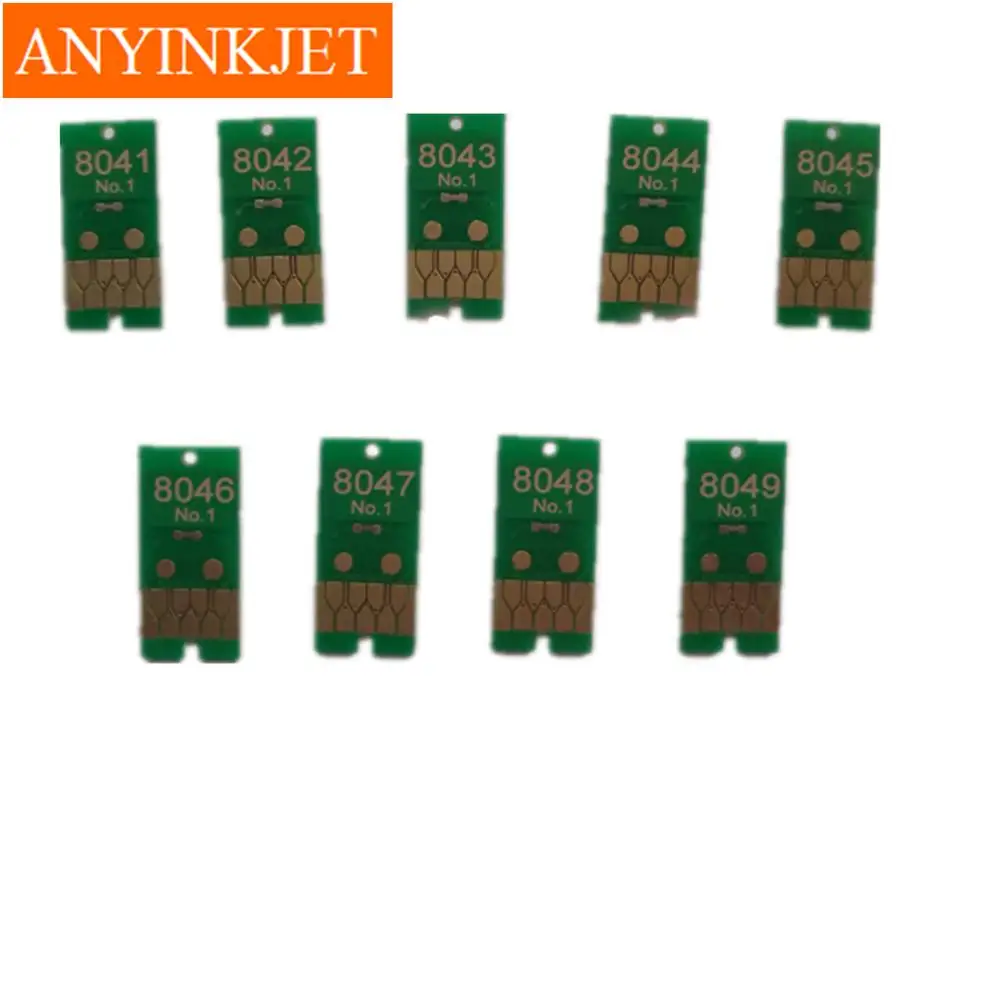 Новая версия 700 мл T8041-T8049 T8041 чернильный картридж чип для Epson SureColor P6000 P7000 P8000 P9000 принтера