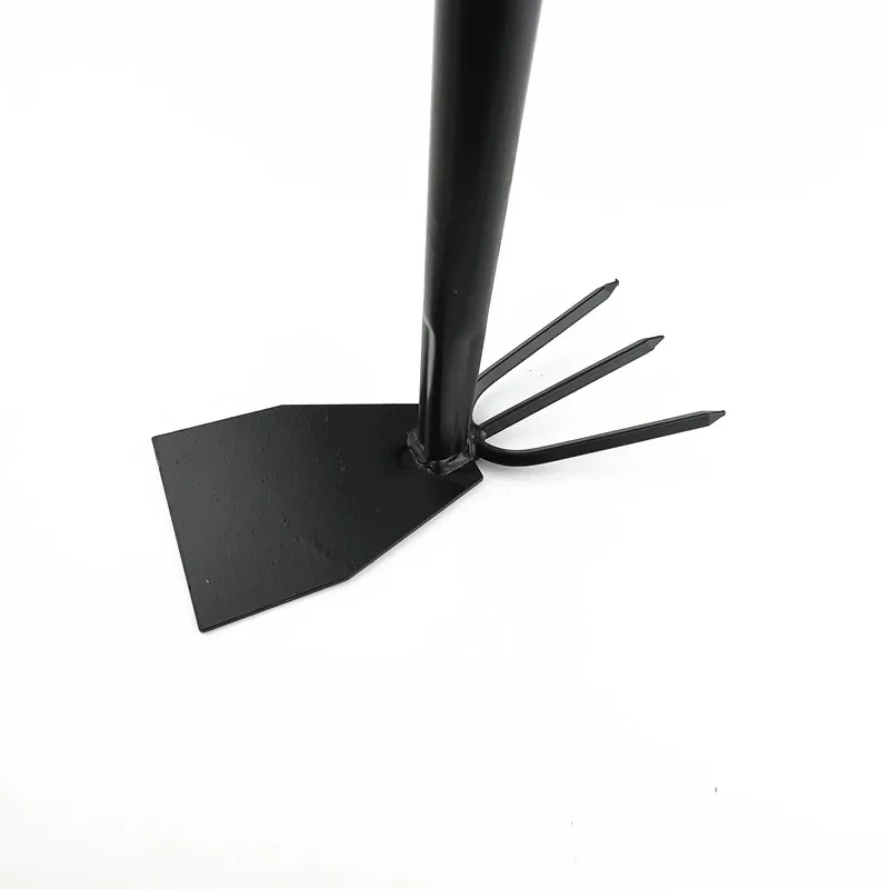 High Quality Steel Alloy Multifunction Spade Rake Fork Shovel Hoe Digger Garden Tool Set With Plastic Handle