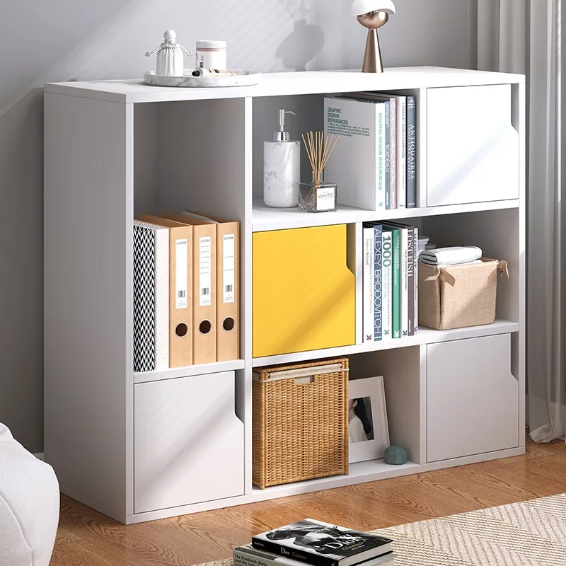New Design House Wood Bookshelf Display Cabinet Table Folding Bookcase