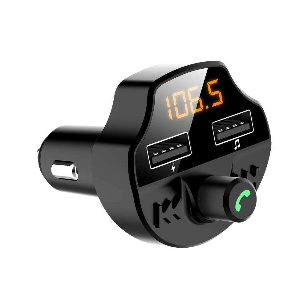 Двойной Usb музыкальный плеер аудиоприемник автомобильный комплект громкой связи Bluetooth