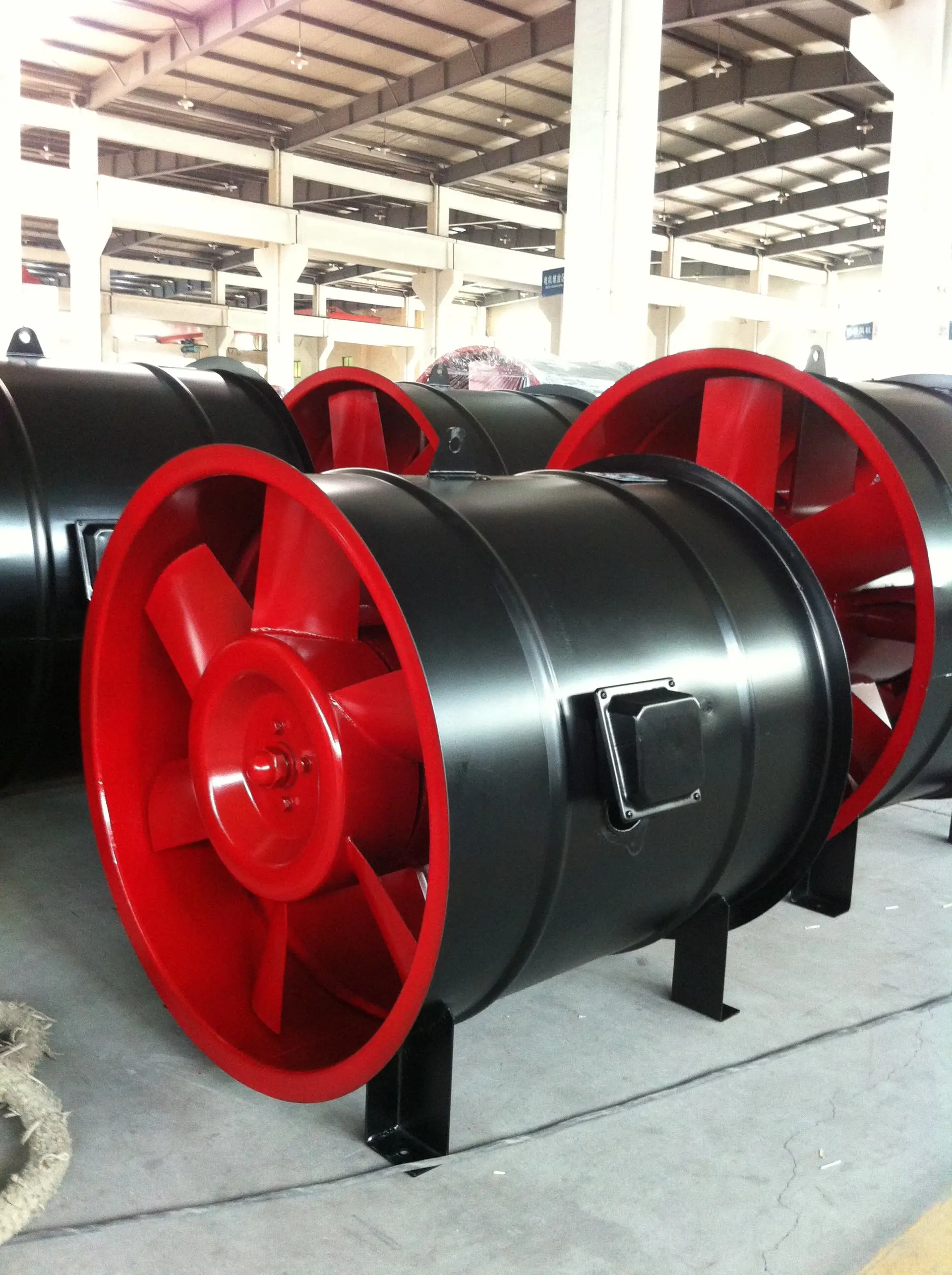 380v 5kw FRP Industrial Wood Dry High Temperature Exhaust Axial Fan