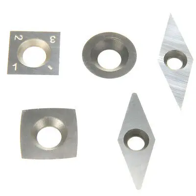 FK Tool Carbide Inserts Blades Knives Set Fit For Detailer Hollwer Finisher Rougher Wood Lathe Turning Tools