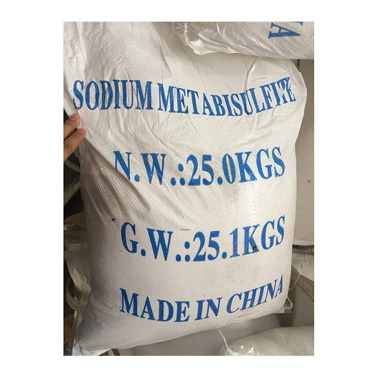 
Top Quality Anhydrous Sulfate Manufacturer Sodium Metabisulfite 