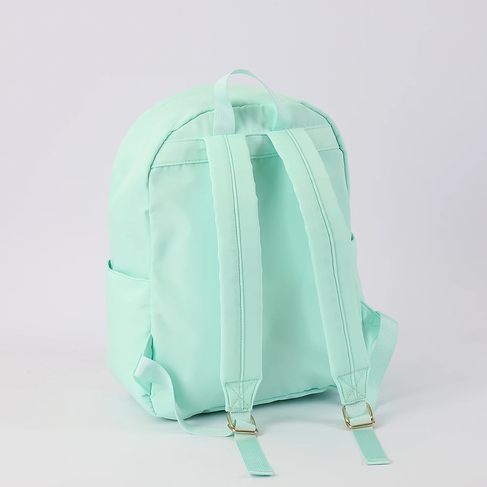 Оптовая продажа, низкий минимальный заказ, цветной водонепроницаемый рюкзак, повседневный нейлоновый рюкзак, школьные сумки для девочек-подростков