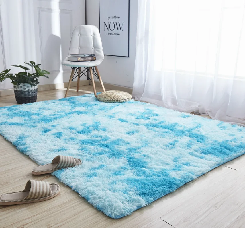 Long Fluffy Modern Design Area Rug Super Soft Floor Soft Touch Carpet Soft Living Room Area Rug