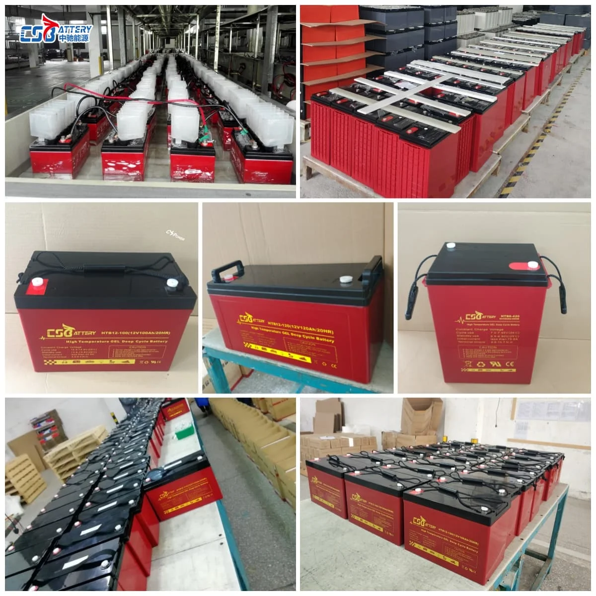 CSBattery 12V 250Ah High Capacity Maintenance Free Lead Carbon Battery for Solar Energy System China Factory Ava