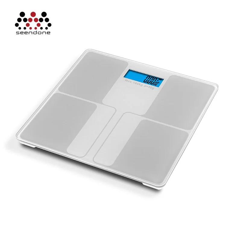 Bathroom Personal Digital Weighing Scale Kg Branded Bathroom Scale With Tempered Glass