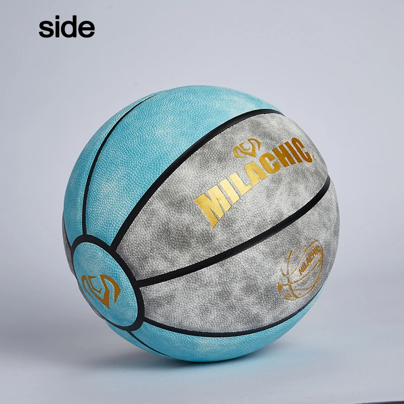 milachic Customizable classic red, blue, and white standard size 7 basketball game specific durability