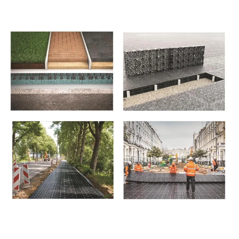 PP Material Rainwater collection drainage cell tank Module Systems  Underground Modular Geocell Tanks