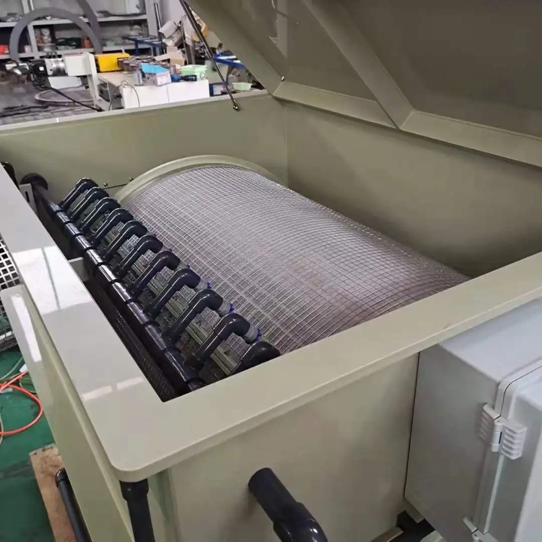 Factory customization drum filter aquaculture Ornamental fish pond filter equipment rotary drum filter