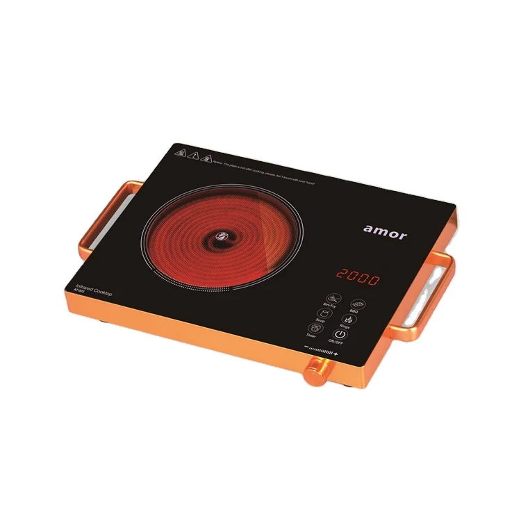 turkey Hot Selling aluminium body skin Touch Control Infrared Cooker and Induction Cooker