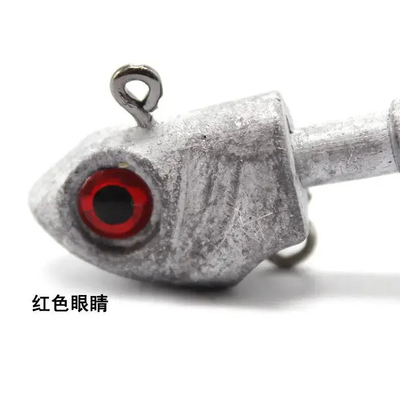 Hot sale fishing hard lures fish shape lead head jig head hook