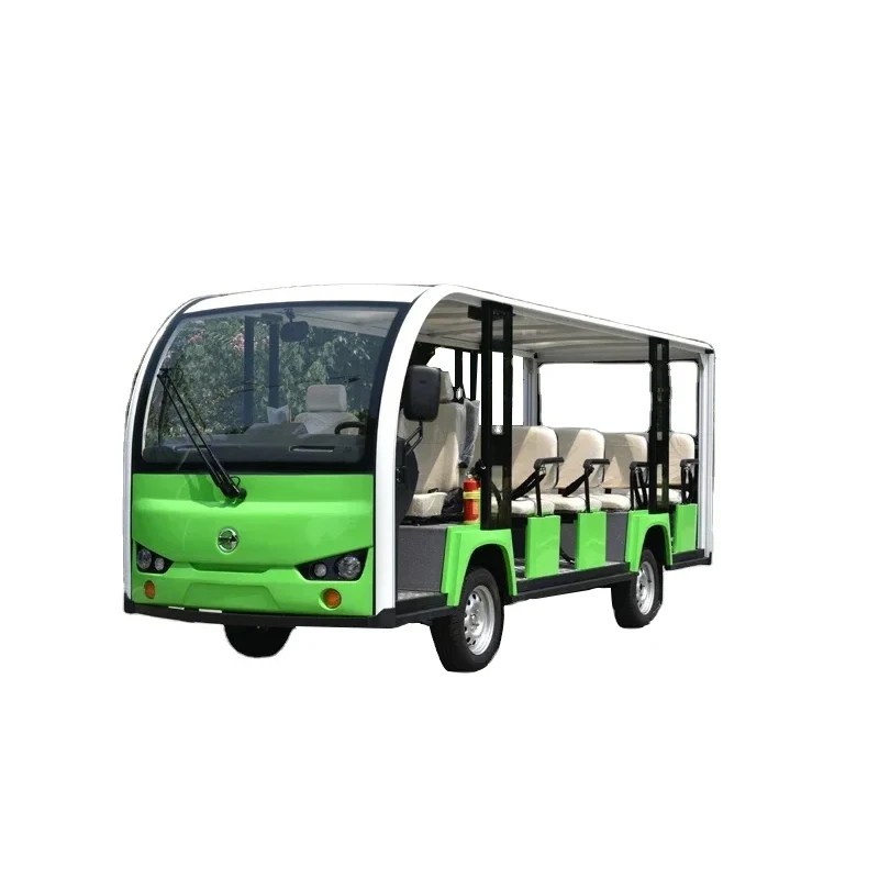 2024 Новый 14-местный экскурсионный автобус, электрический садовый грузовой автобус с открытым верхом для продажи