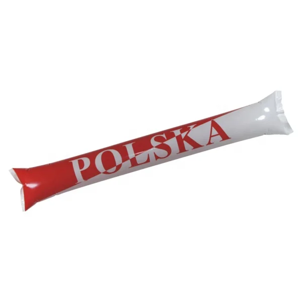
Poland Football fan pong pong stick cheering stickers Pe customized print thunderstick 