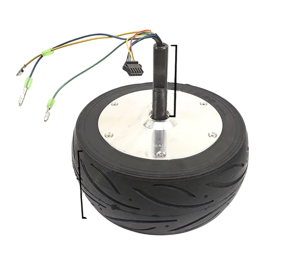 6.5 Inch Hub Motor 24V 150W High Power Car Electric Scooter With LED Coopper Coil Brushless Gearless LED Hub Motor