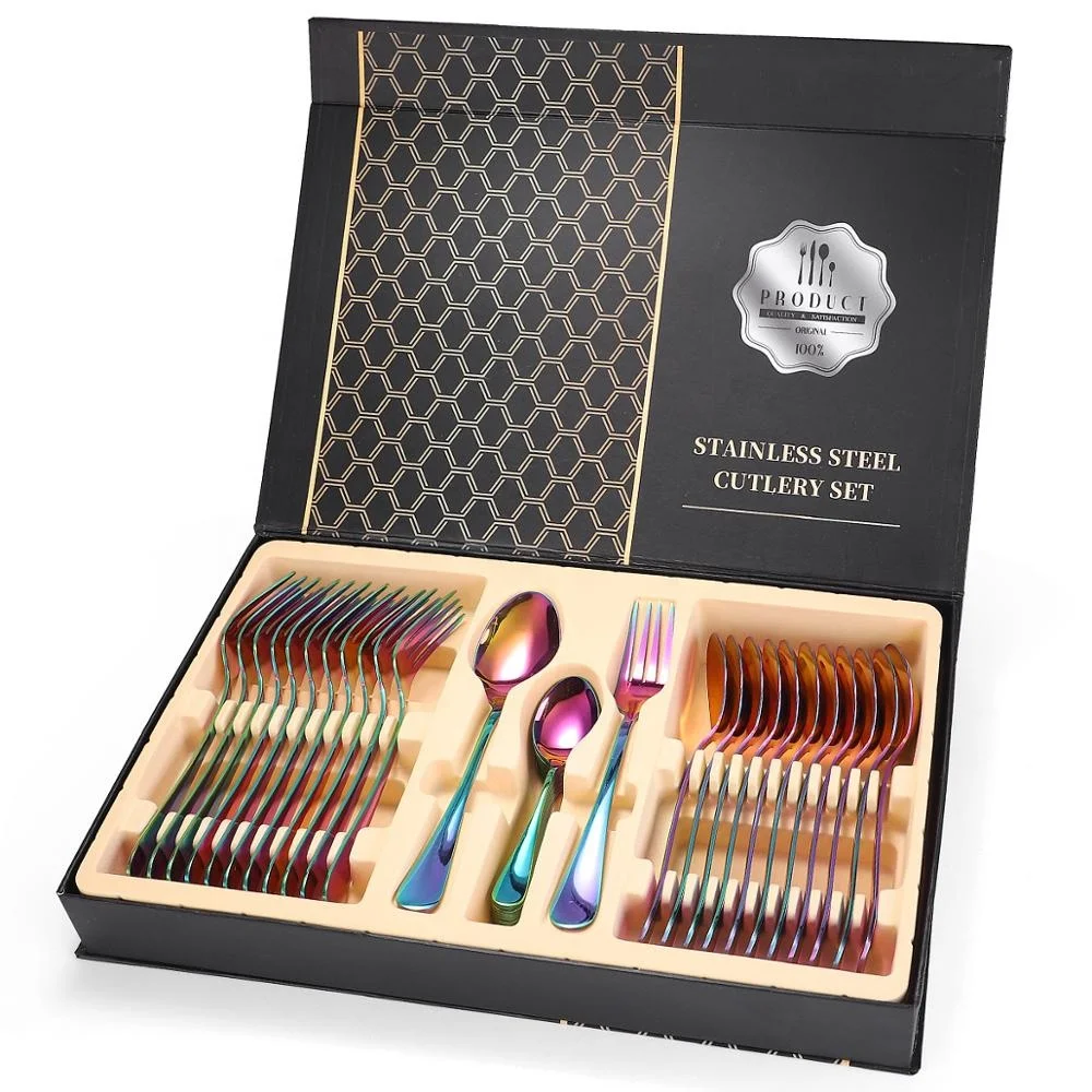 High Quality Professional Picnic Custom Party Modern Children 36pcs Flatware Cutlery Set