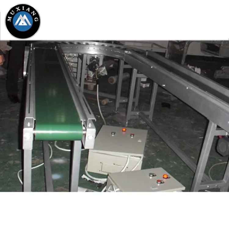 Customized Endless Belt Conveyor Express Logistics Sorting Turning Line Conveyor Equipment Conveyor Belt