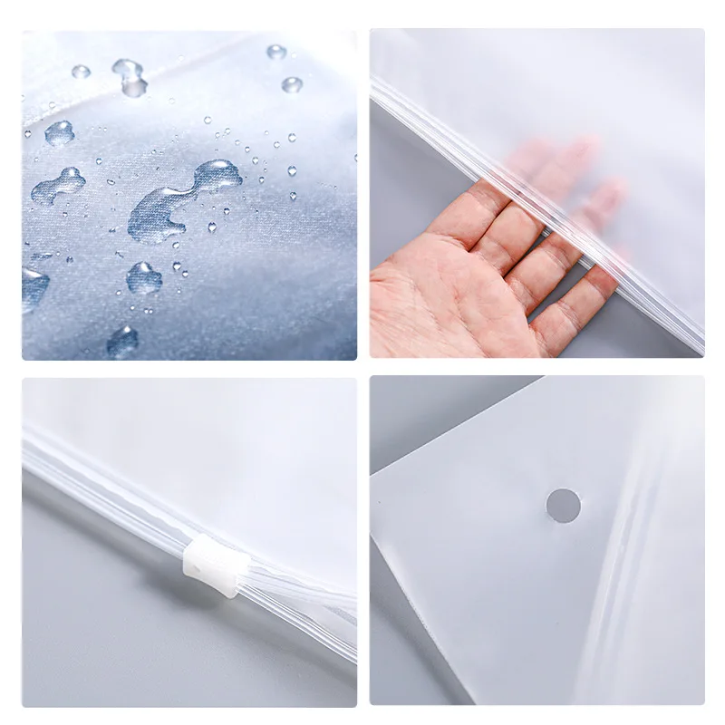 Custom business card plastic packaging poly mailer biodegradable packaging zipper bag for Underwear Clothes Packaging