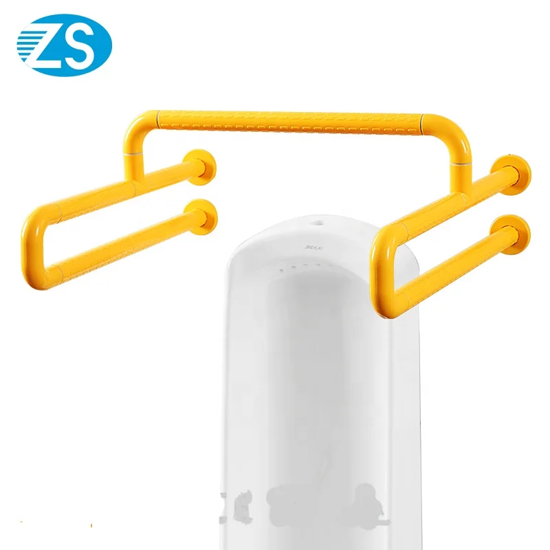 Bathroom toilet urinal grab bar