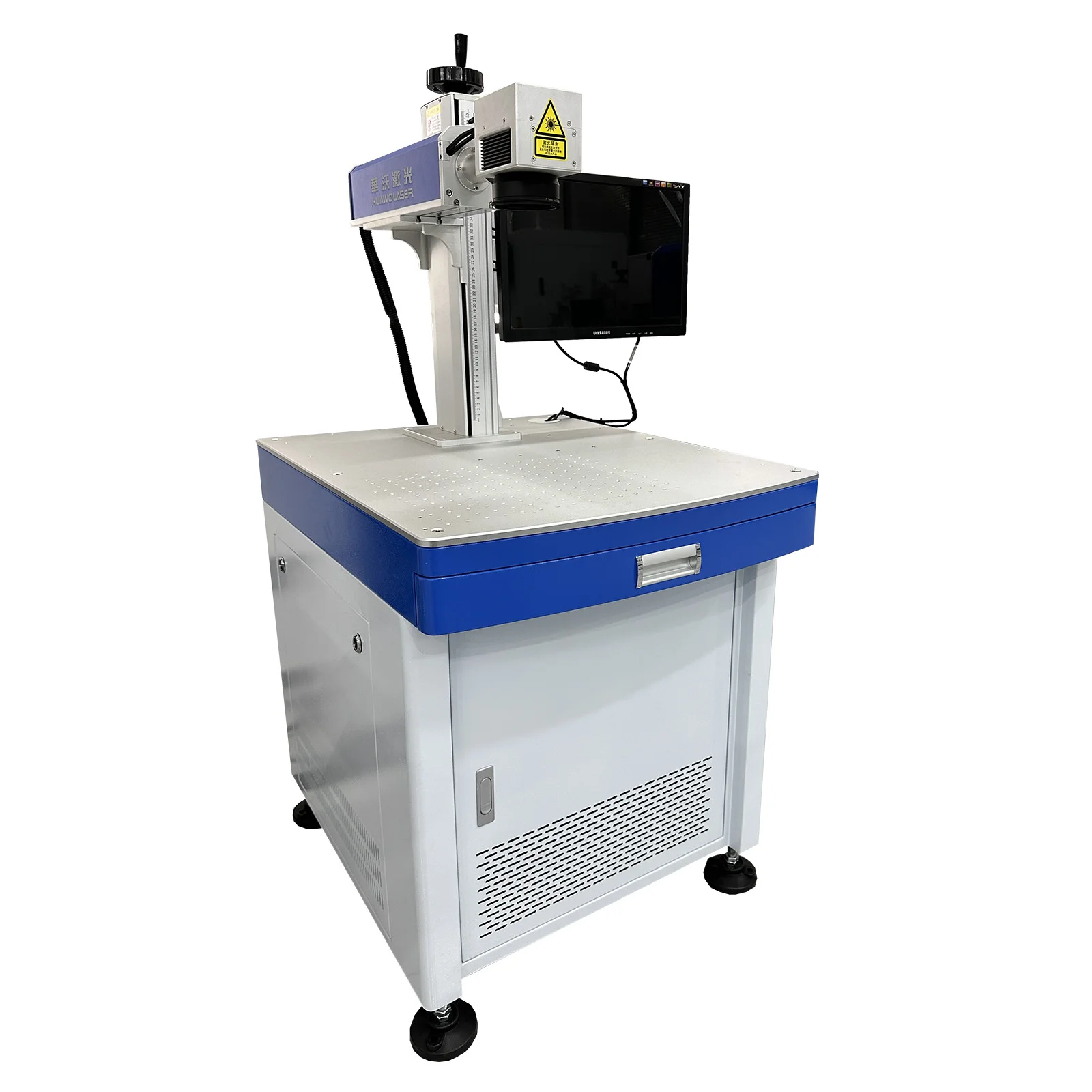 New 50W JPT Brand Metal Fiber Laser Marking Machine Gold Silver Stainless Steel Industrial Engraving Supports AI Graphic Format