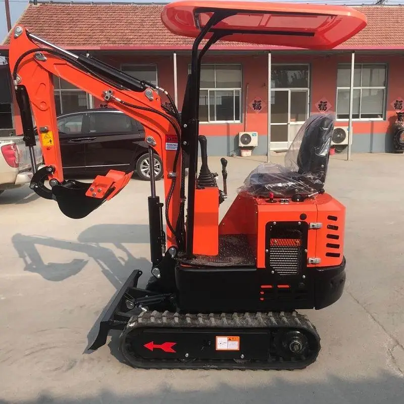 Free shipping small digger machine CE/EPA/EURO 5 compact 1.0ton 1.5ton mini excavators prices for sale with auger bucket