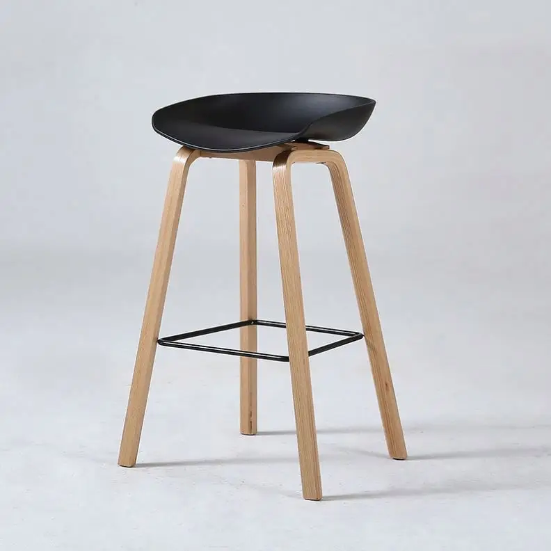 Hot sale plastic seat bar furniture counter cafe restaurant height bar stool high chair